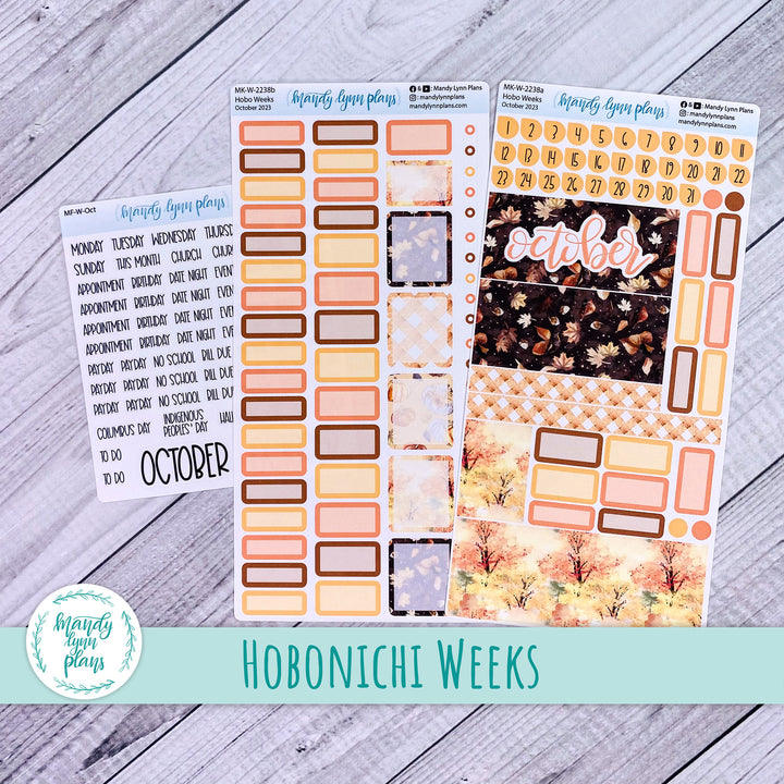 Hobonichi Weeks October 2023 Monthly Kit || Autumn Delight || MK-W-2238