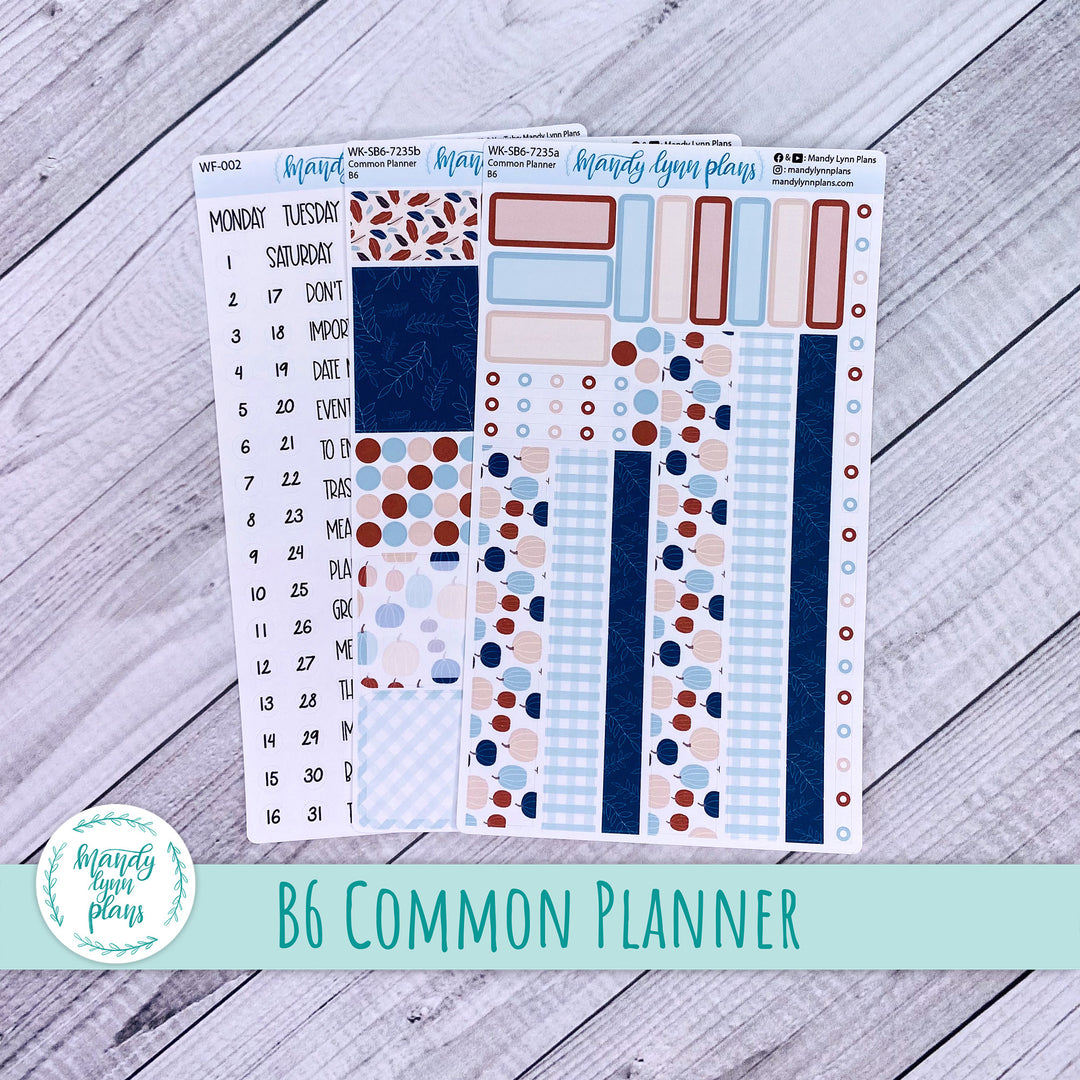 B6 Common Planner Weekly Kit || Harvest Hues || WK-SB6-7235