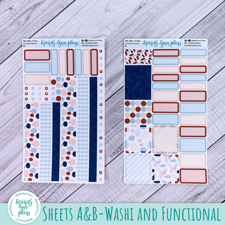 B6 Common Planner Weekly Kit || Harvest Hues || WK-SB6-7235