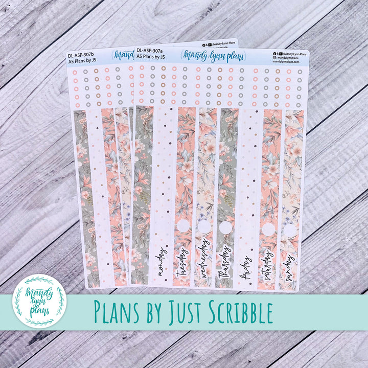 A5 Plans by Just Scribble Daily Kit || Garden Symphony || DL-A5P-307