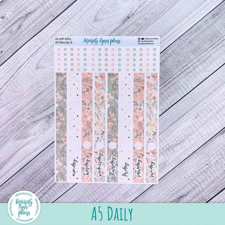 A5 Plans by Just Scribble Daily Kit || Garden Symphony || DL-A5P-307