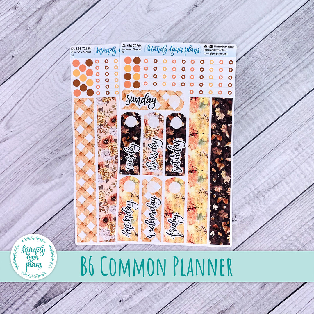 B6 Common Planner Daily Kit || Autumn Delight || DL-SB6-7238