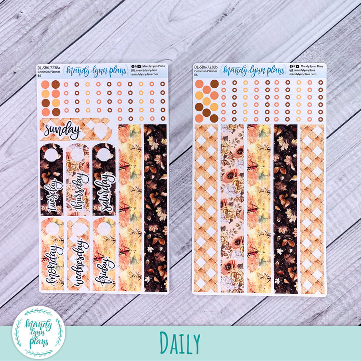 B6 Common Planner Daily Kit || Autumn Delight || DL-SB6-7238