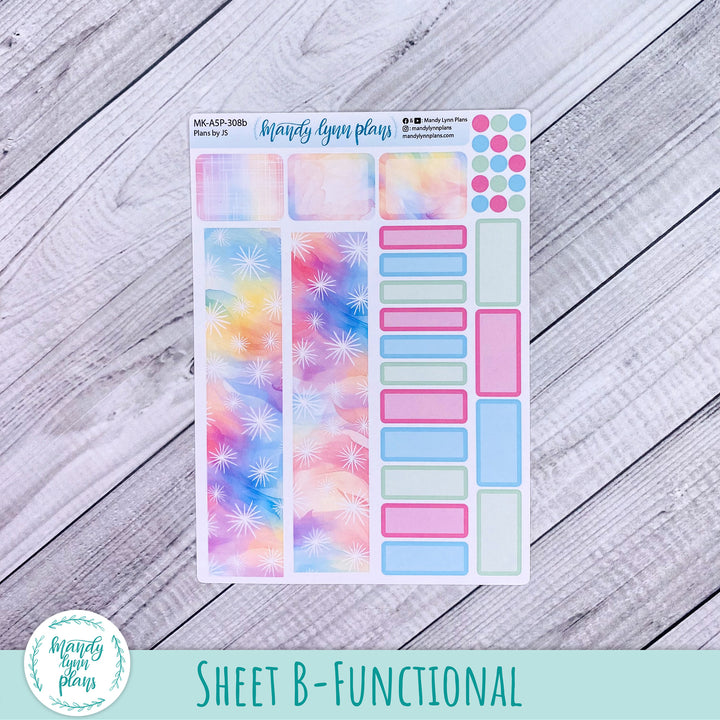 Any Month Plans by Just Scribble Monthly Kit || Watercolor Wonder || MK-A5P-308