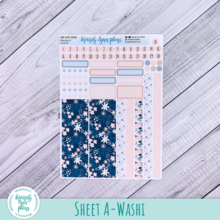 Any Month Plans by Just Scribble Monthly Kit || Bunny Bliss || MK-A5P-309