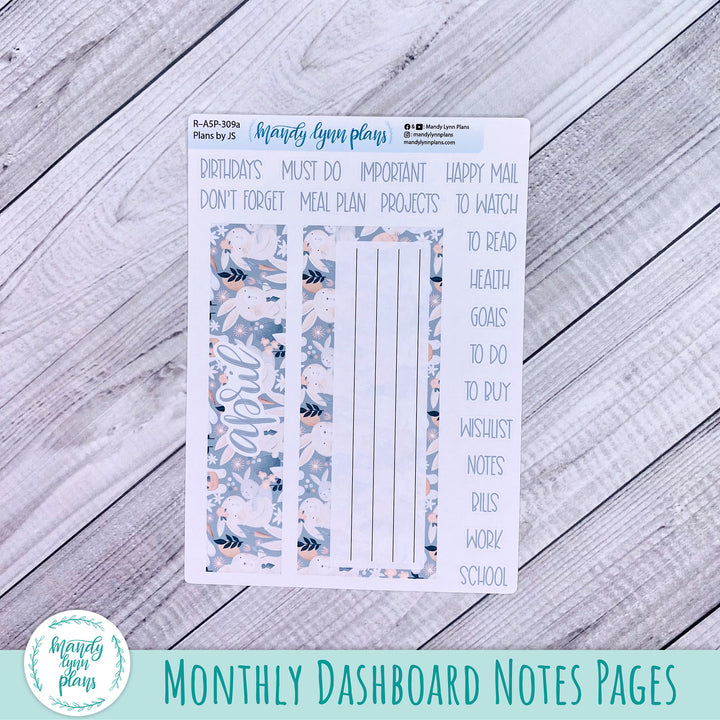 April Plans by Just Scribble Dashboard || Bunny Bliss || R-A5P-309