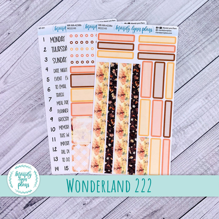 2024  Wonderland 222 Weekly Kit || Autumn Delight || 238