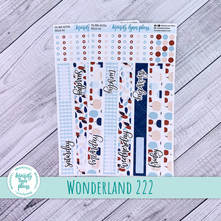 Wonderland 222 Daily Kit || Harvest Hues || 235