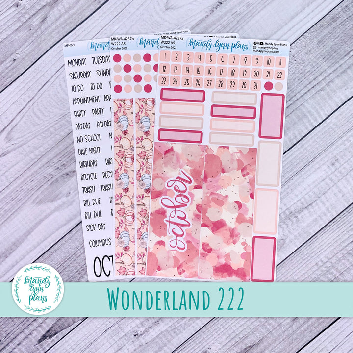 Wonderland 222 October 2023 Monthly Kit || Fall Blush || 237