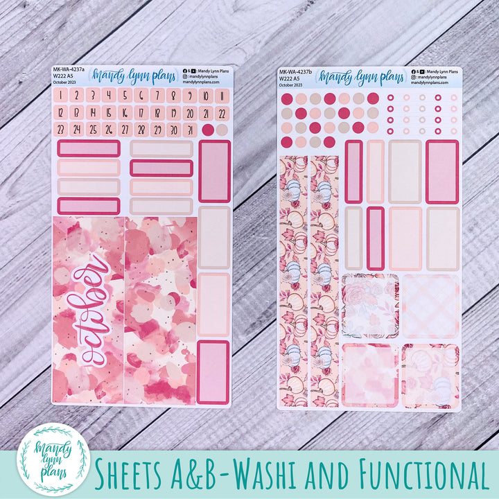 Wonderland 222 October 2023 Monthly Kit || Fall Blush || 237