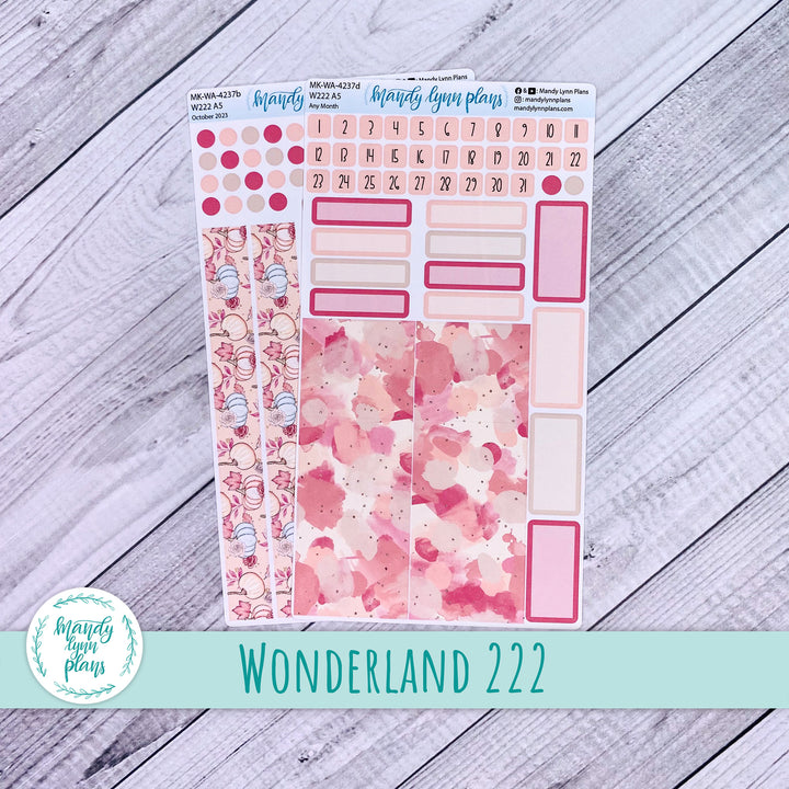 2024 Any Month Wonderland 222 Monthly Kit || Fall Blush || 237