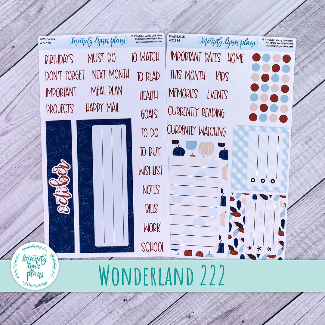 2024  October Wonderland 222 Dashboard || Harvest Hues || 235