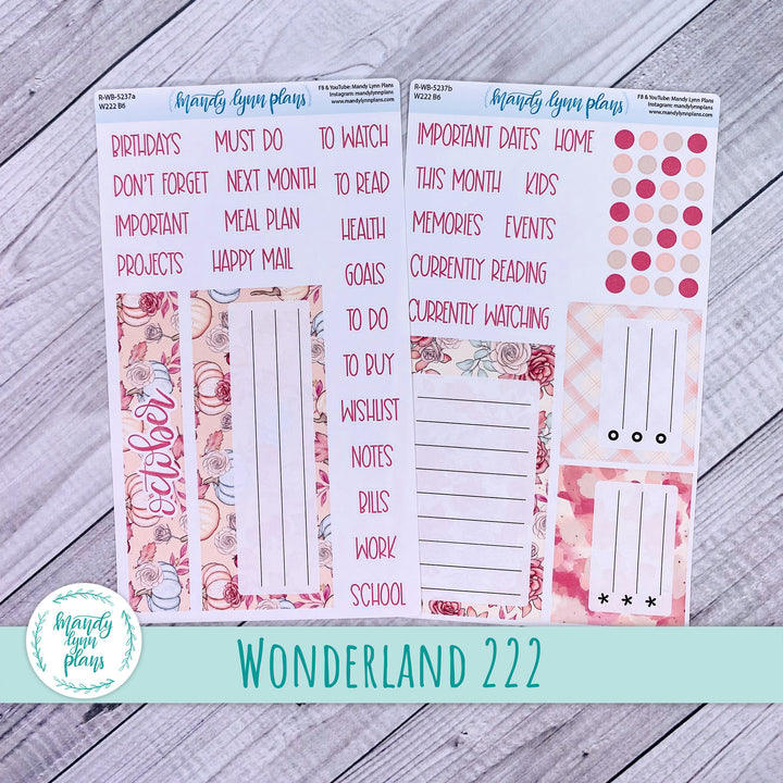 2024  October Wonderland 222 Dashboard || Fall Blush || 237