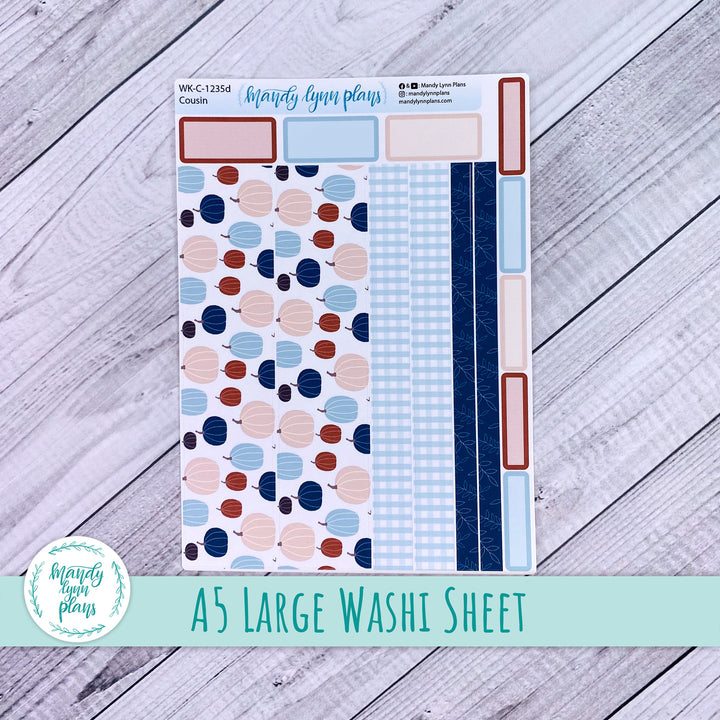 Harvest Hues Large Washi Sheet || WK-C-1235D