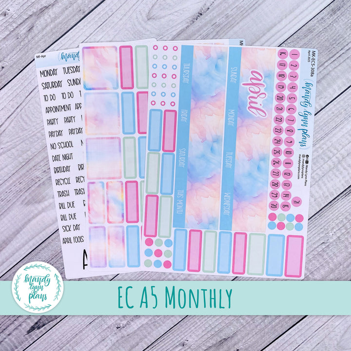 EC A5 April Monthly Kit || Watercolor Wonder || MK-EC5-308