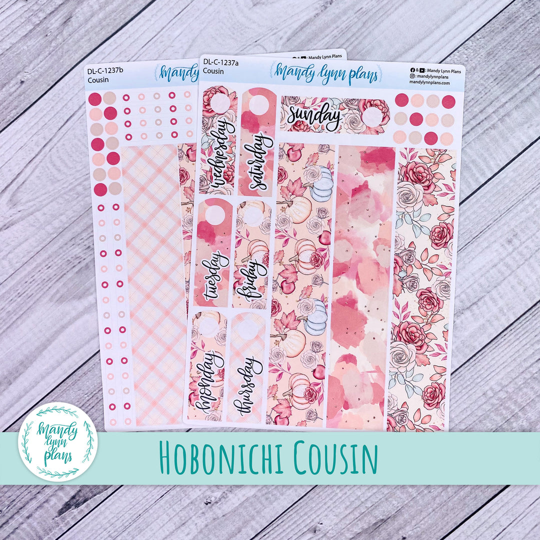 Hobonichi Cousin Daily Kit || Fall Blush || DL-C-1237