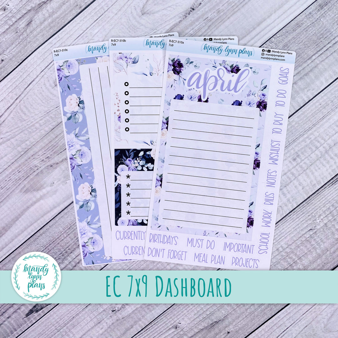 April EC 7x9 Dashboard Kit || Elegant Botanicals || R-EC7-310