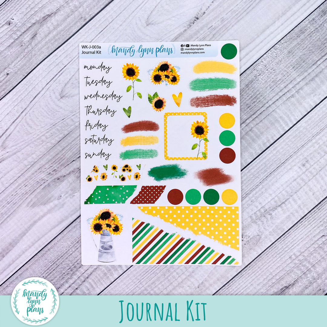 Sunflower Journal Kit || WK-J-003