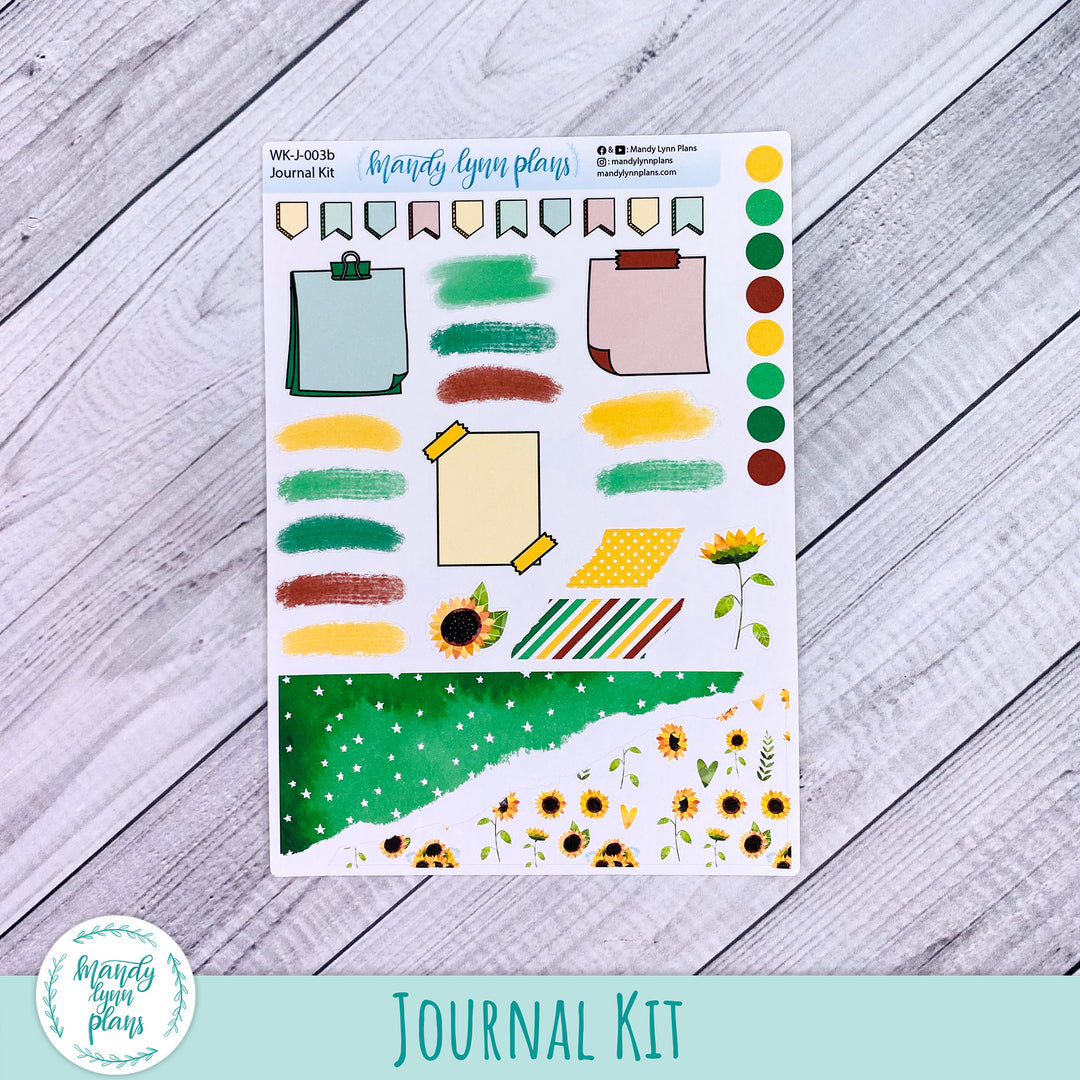 Sunflower Journal Kit || WK-J-003