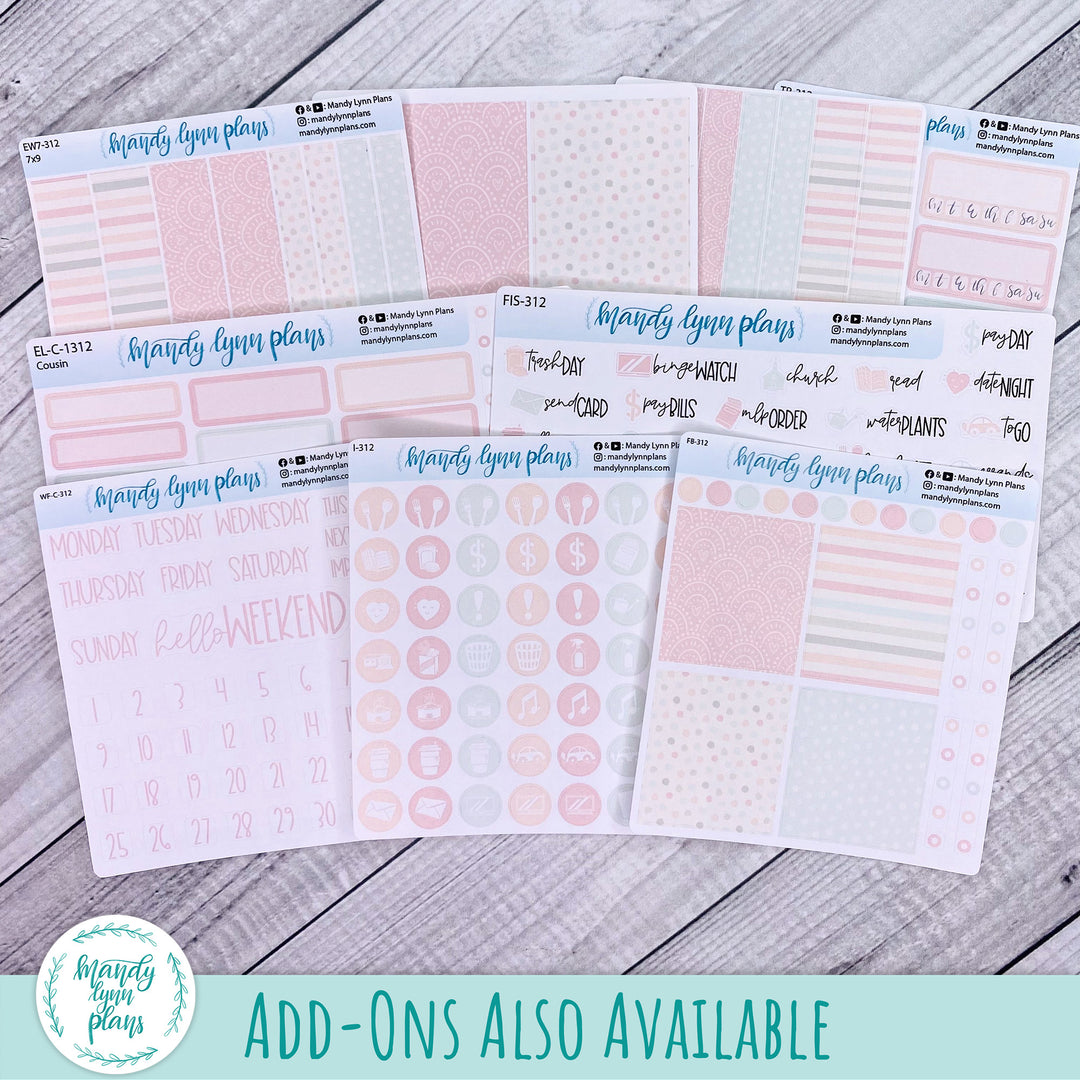 A5 Plans by Just Scribble Daily Kit || Colors of Spring || DL-A5P-312