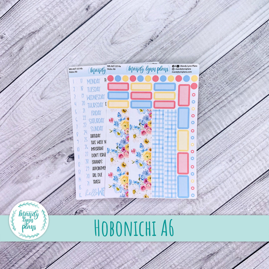 Hobonichi A6 Weekly Kit || Picnic Bouquet || WK-A6T-3314