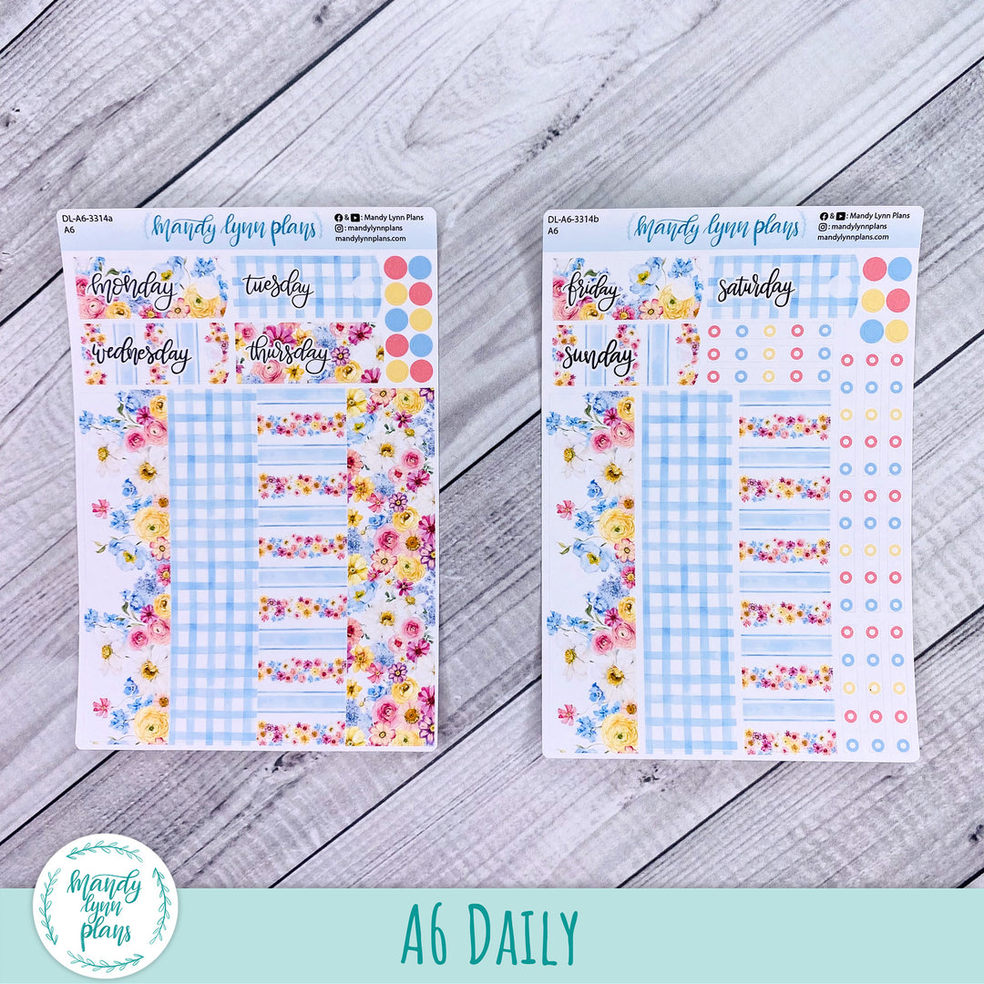 A6 Daily Kit || Picnic Bouquet || DL-A6-3314