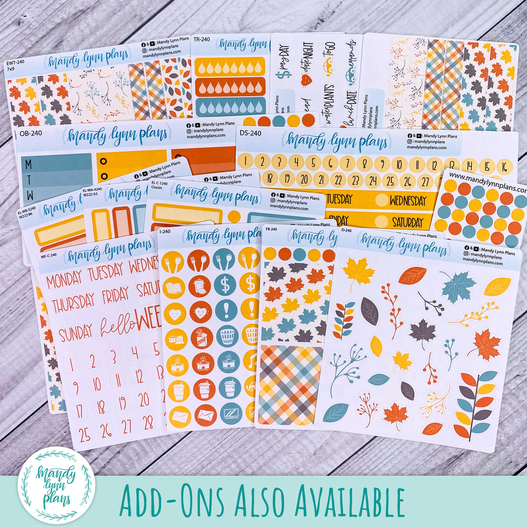 B6 Common Planner Daily Kit || Crisp Autumn || DL-SB6-7240