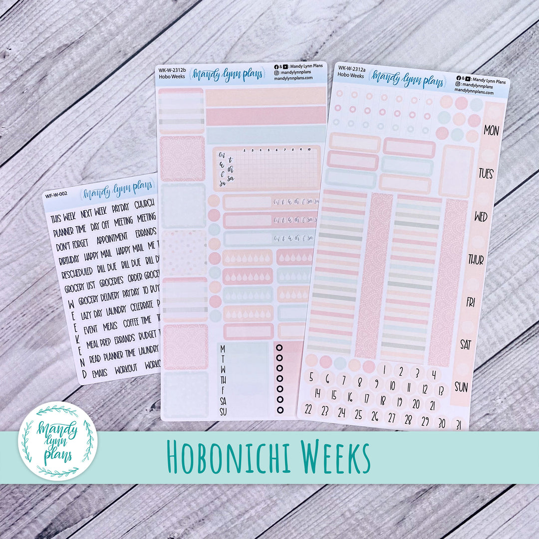 Hobonichi Weeks Weekly Kit || Colors of Spring || WK-W-2312