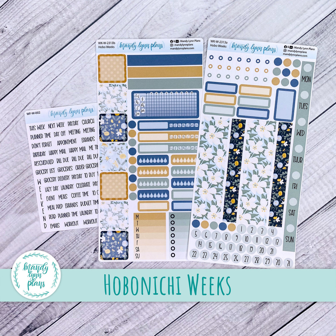 Hobonichi Weeks Weekly Kit || Wildflower Darling || WK-W-2313