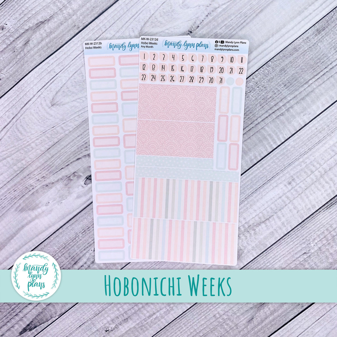 Any Month Hobonichi Weeks Monthly Kit || Colors of Spring || MK-W-2312