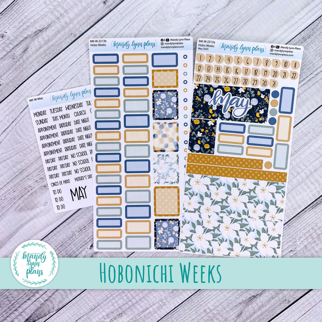 Hobonichi Weeks May 2025 Monthly Kit || Wildflower Darling || MK-W-2313