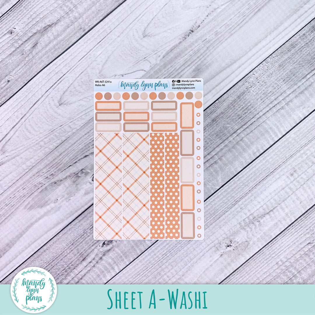 Hobonichi A6 Weekly Kit || Pumpkin Plaid || WK-A6T-3241