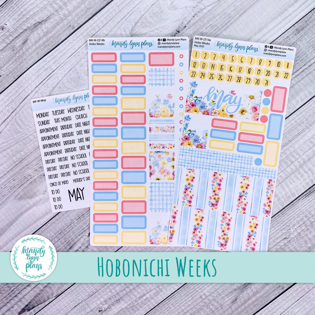 Hobonichi Weeks May 2025 Monthly Kit || Picnic Bouquet || MK-W-2314