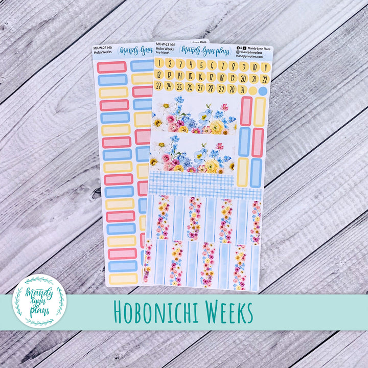 Any Month Hobonichi Weeks Monthly Kit || Picnic Bouquet || MK-W-2314