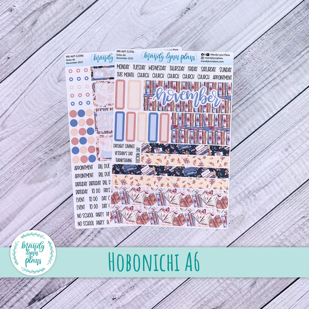 Hobonichi A6 November2023 Monthly Kit || Book-a-holic || MK-A6T-3239