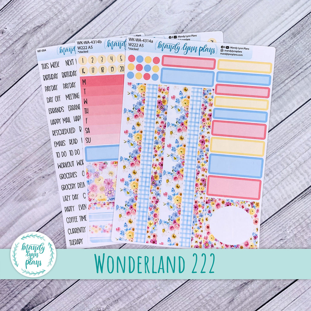 Wonderland 222 Weekly Kit || Picnic Bouquet || 314