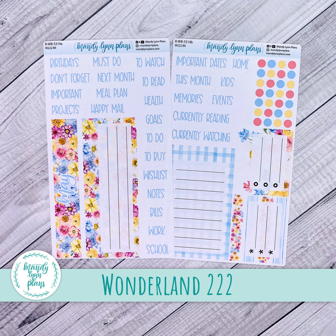 May 2025 Wonderland 222 Dashboard || Picnic Bouquet || 314