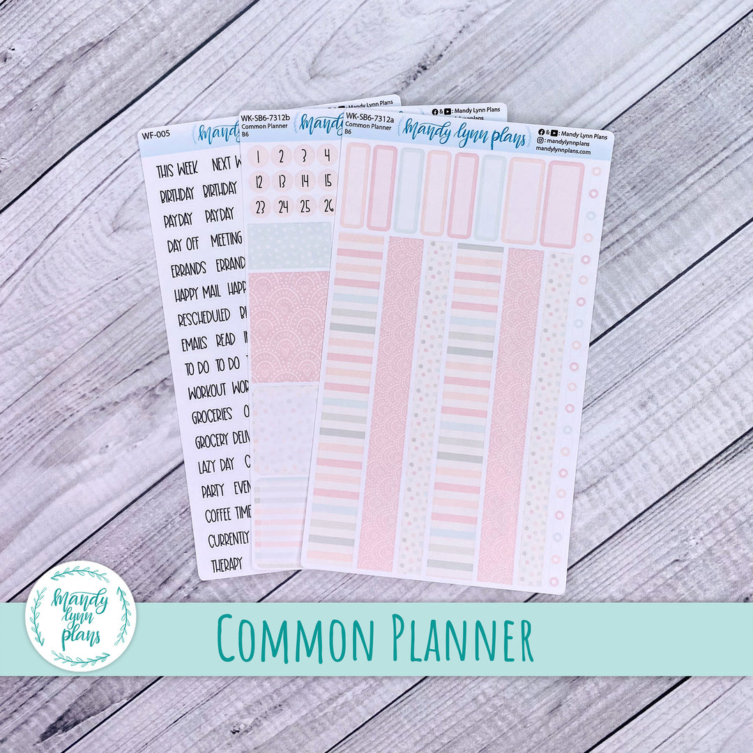 A5, B6, N1 & N2 Common Planner Weekly Kit || Colors of Spring || 312