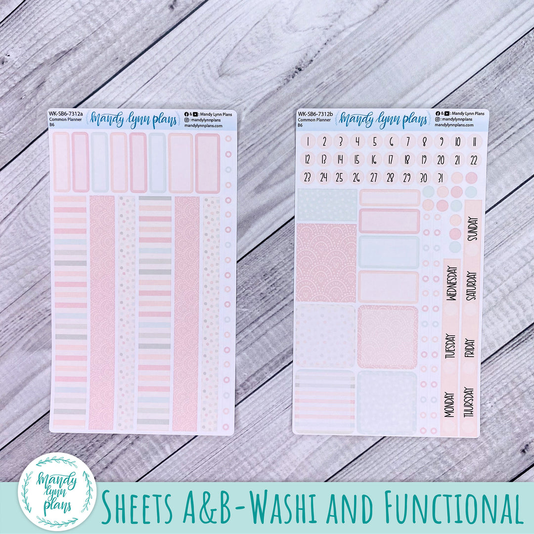 A5, B6, N1 & N2 Common Planner Weekly Kit || Colors of Spring || 312