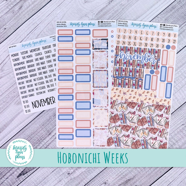Hobonichi Weeks November 2023 Monthly Kit || Book-a-holic || MK-W-2239