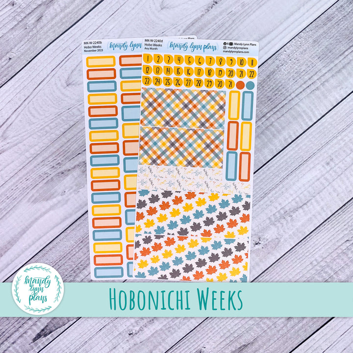 Any Month Hobonichi Weeks Monthly Kit || Crisp Autumn || MK-W-2240