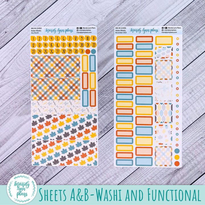 Any Month Hobonichi Weeks Monthly Kit || Crisp Autumn || MK-W-2240