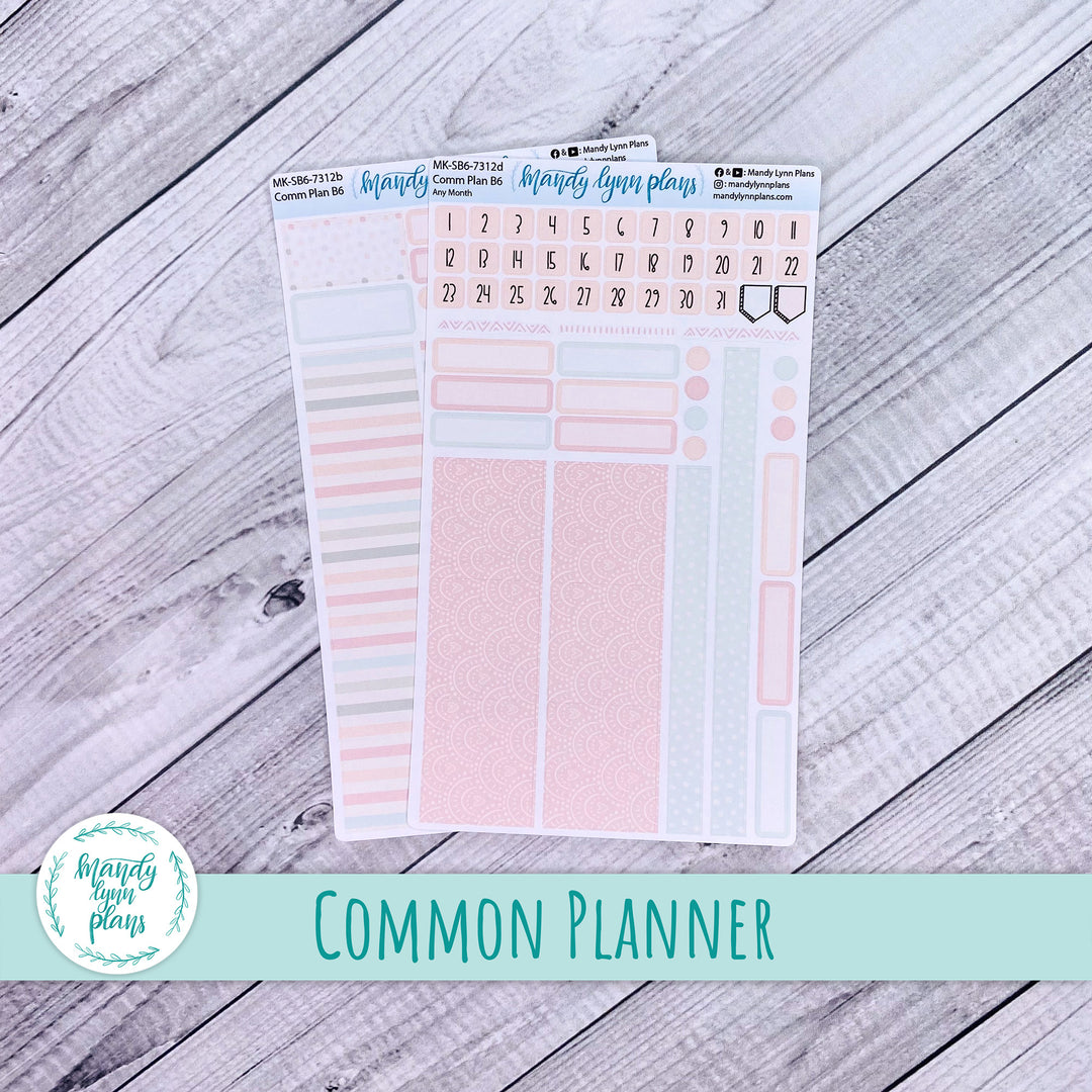 Any Month Common Planner Monthly Kit || Colors of Spring || 312