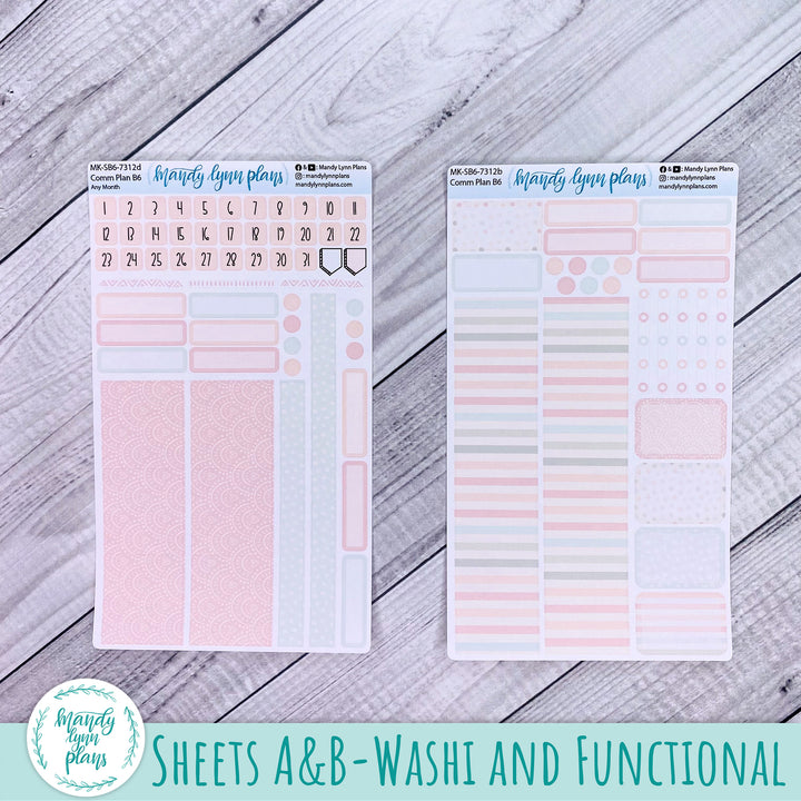 Any Month Common Planner Monthly Kit || Colors of Spring || 312