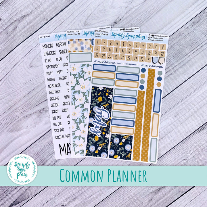 May 2025 Common Planner Monthly Kit || Wildflower Darling || 313