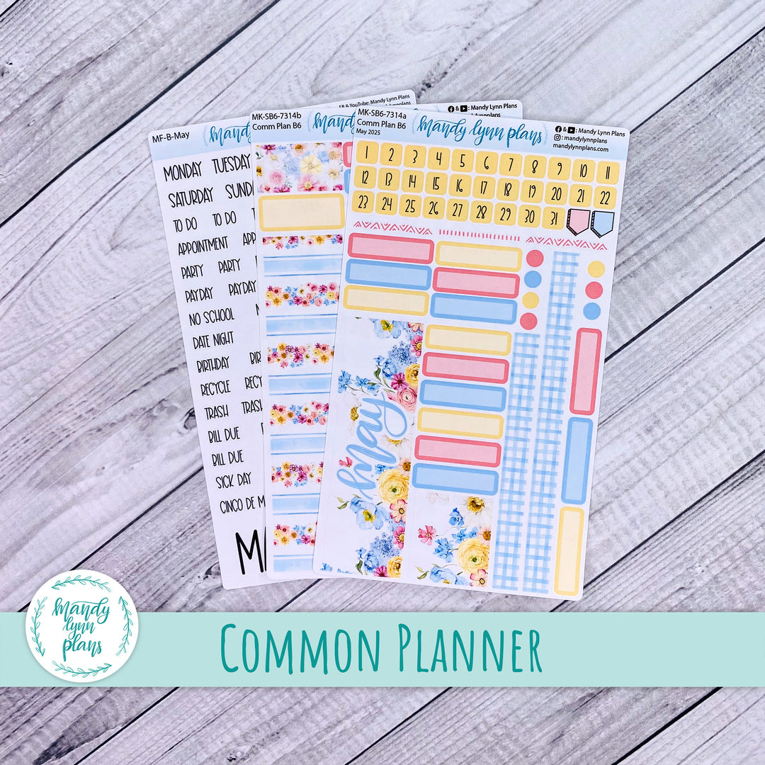 May 2025 Common Planner Monthly Kit || Picnic Bouquet || 314