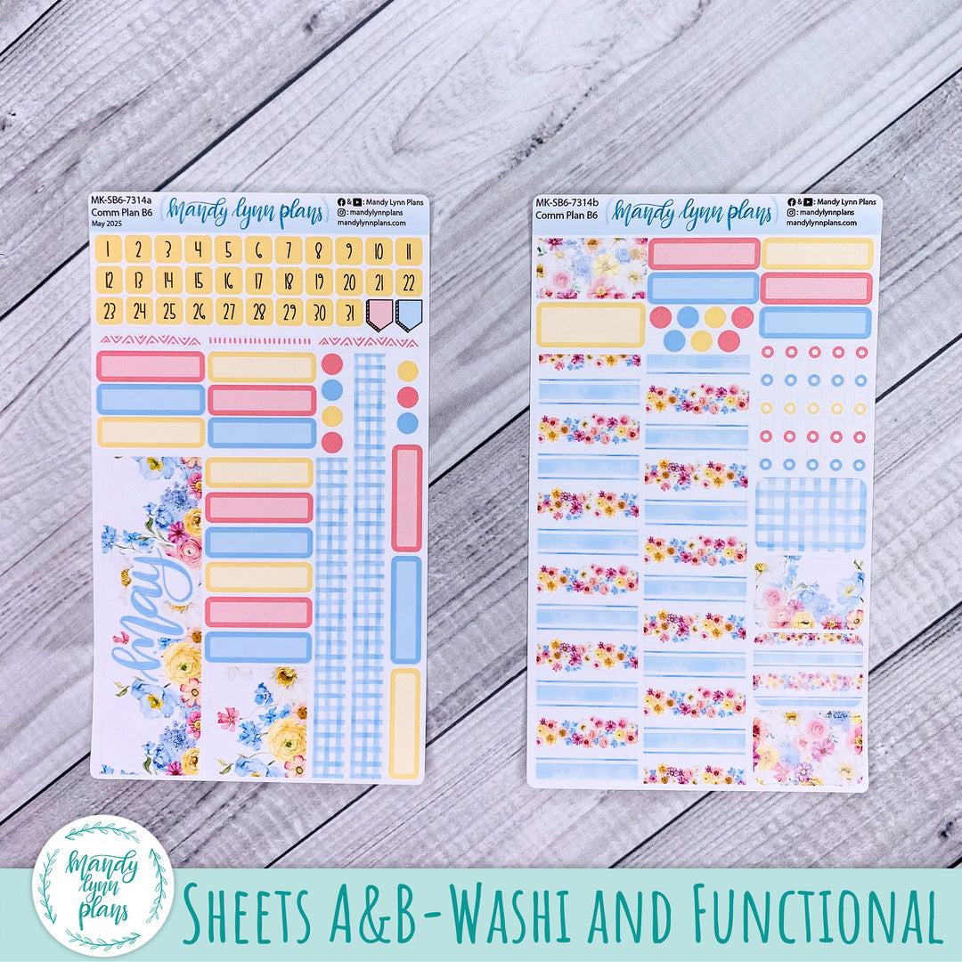 May 2025 Common Planner Monthly Kit || Picnic Bouquet || 314