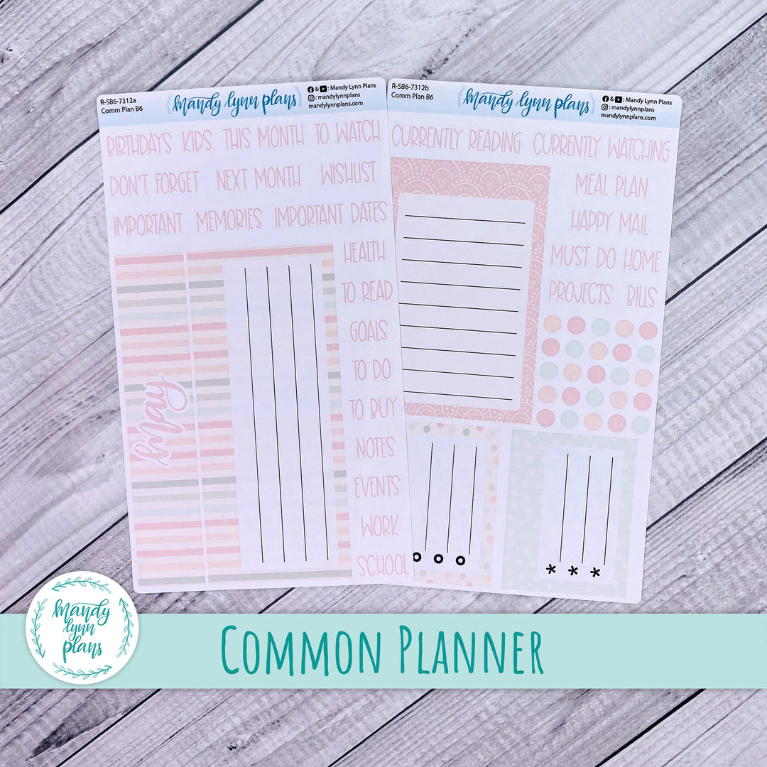 May Common Planner Dashboard || Colors of Spring || 312