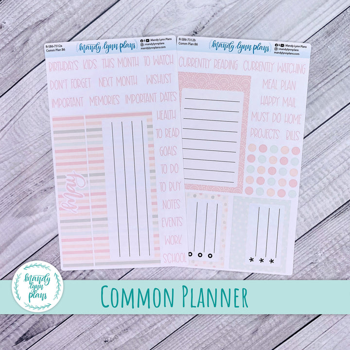 May Common Planner Dashboard || Colors of Spring || 312