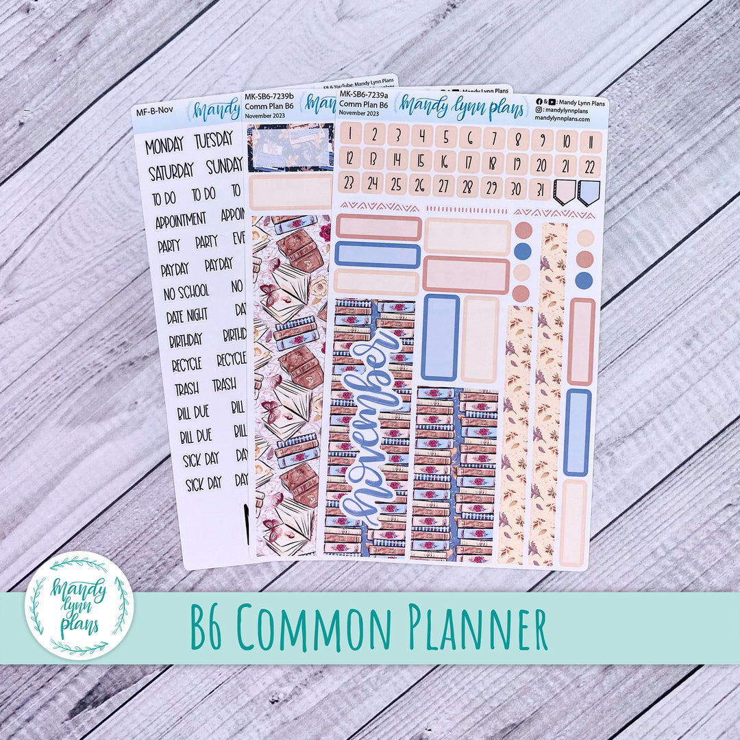 November 2023 B6 Common Planner Monthly Kit || Book-a-holic || MK-SB6-7239